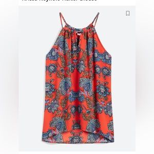 NWOT, keyhole halter blouse